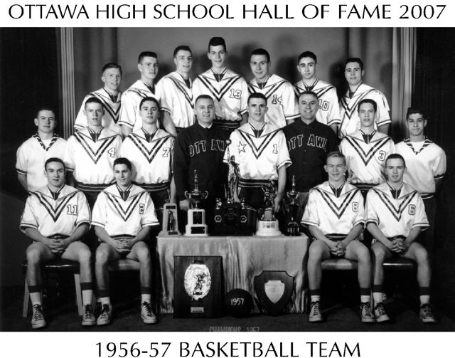 1956-57 Varsity Basketball Team