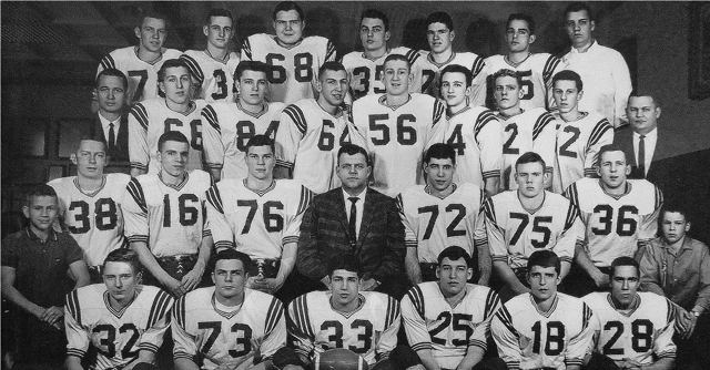 1961-62 Varsity Football Team
