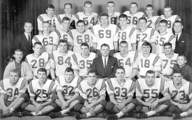 1962-63 Varsity Football Team
