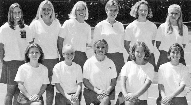 1997-98 Varsity Girls Tennis Team