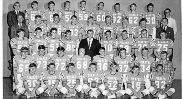 1967-68 Varsity Football Team